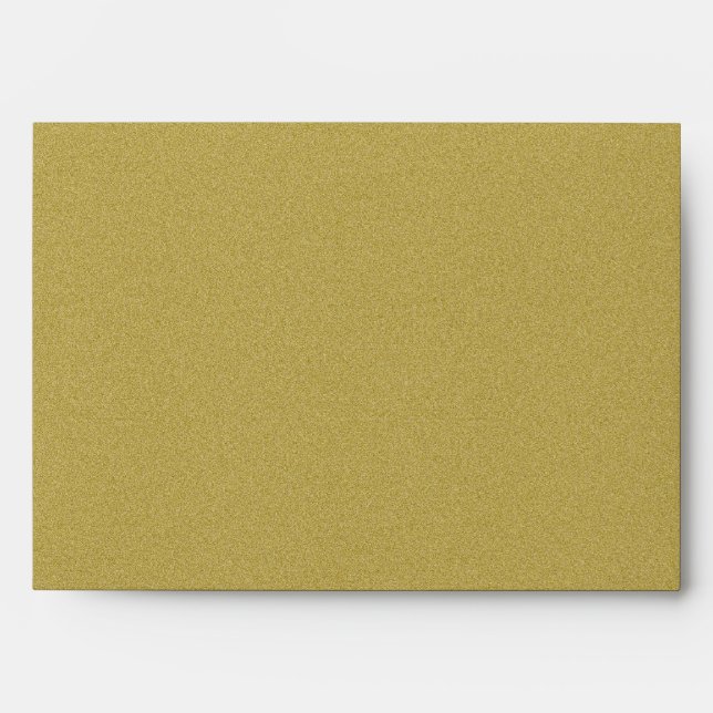 Luxurious Glitter Gold Envelope (Front)