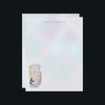 Luxurious Gold Bamboo Monogram Letterhead<br><div class="desc">Our ''Luxurious Bamboo Office Stationery'' collection features products perfect for office stationery or small business branding. A luxurious golden bamboo illustration paired with a black silk or pearl background. Check our store for more items from this collection and contact us through chat or email for custom products.</div>