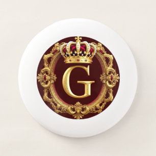 Luxurious Gold Frame With Crowned Monogram Wham-O Frisbee