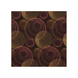 Luxurious Gold Geometric Print