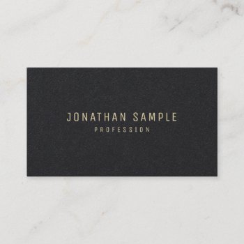 Luxurious Gold Text Modern Elegant Simple Template Business Card by art_grande at Zazzle