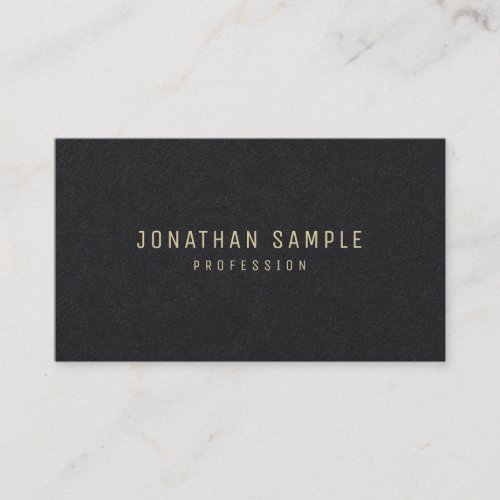 Luxurious Gold Text Modern Elegant Simple Template Business Card