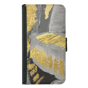 Luxurious Gold: Vintage Grunge Texture. Samsung Galaxy S5 Wallet Case