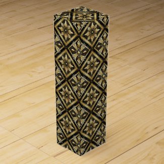 Luxurious Golden Geometric 1920's Dimond Art Deco 