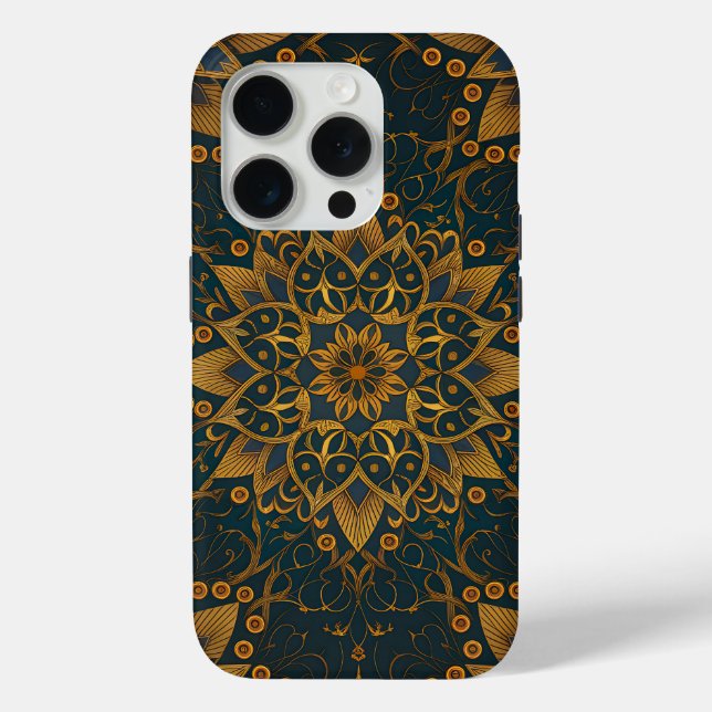 Luxurious Golden Mandala Case-Mate iPhone Case (Back)