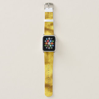 Luxurious Golden Texture Design Apple Watch Band