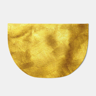 Luxurious Golden Texture Design Doormat