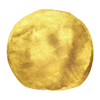 Luxurious Golden Texture Design Pouf