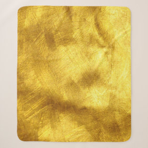 Luxurious Golden Texture Design Sherpa Blanket
