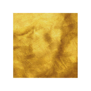 Luxurious Golden Texture Design Wood Wall Art
