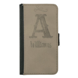 Luxurious grey Design multiple colors Samsung Galaxy S5 Wallet Case