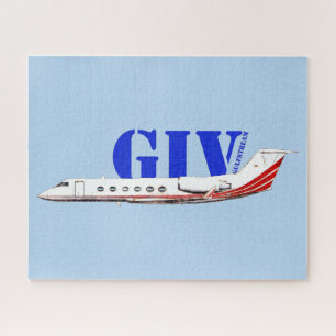 Luxurious Gulfstream IV Private Jet Jigsaw Puzzle
