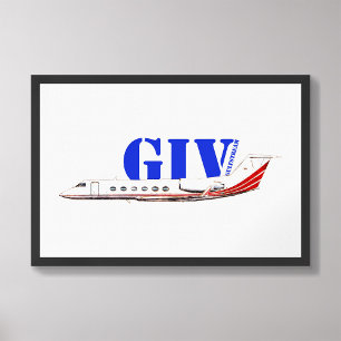 Luxurious Gulfstream IV Private Jet Photo Print