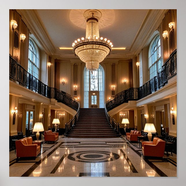 Luxurious House Interior Poster (Front)