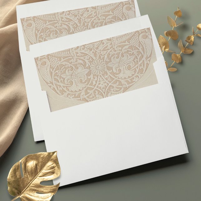 Luxurious Islamic Art Wedding Correspondence Envelope Liner (Creator Uploaded)