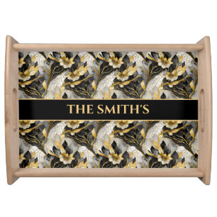 Luxurious Japanese Blossom Serving Tray 