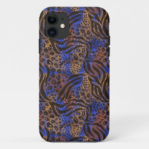 Luxurious Leopard and Zebra Print Pattern iPhone 11 Case