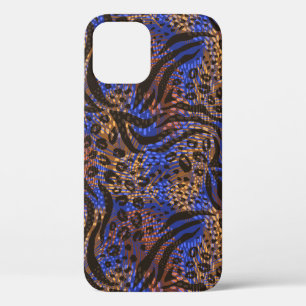 Luxurious Leopard and Zebra Print Pattern iPhone 12 Pro Case