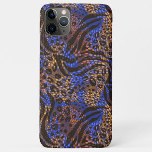 Luxurious Leopard and Zebra Print Pattern iPhone 11 Pro Max Case