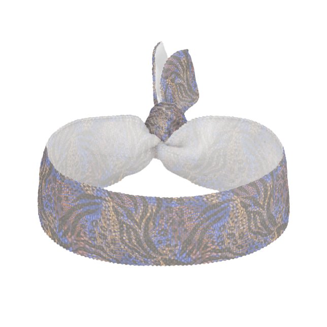 Luxurious Leopard and Zebra Print Pattern Elastic Hair Tie (Front)