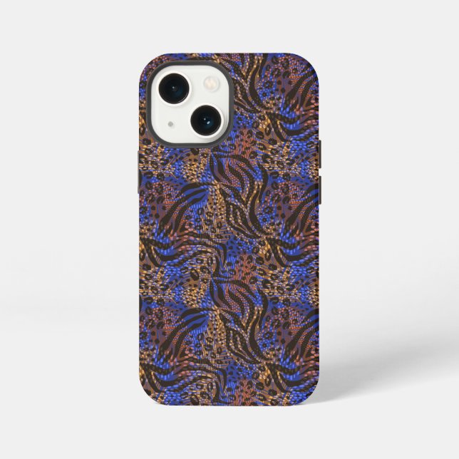 Luxurious Leopard and Zebra Print Pattern Iphone Case (Back)