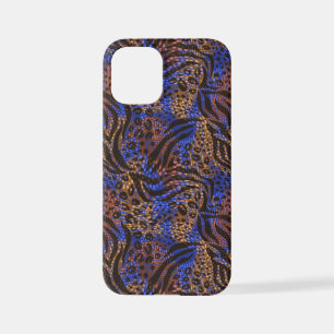Luxurious Leopard and Zebra Print Pattern iPhone 12 Mini Case