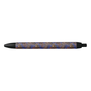 Luxurious Leopard and Zebra Print Pattern Pen