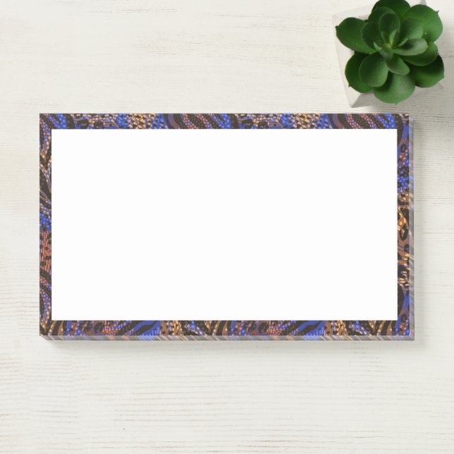 Luxurious Leopard and Zebra Print Pattern Post-it Notes (Office)