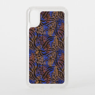 Luxurious Leopard and Zebra Print Pattern Speck iPhone XS Case