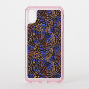 Luxurious Leopard and Zebra Print Pattern Speck iPhone XS Max Case