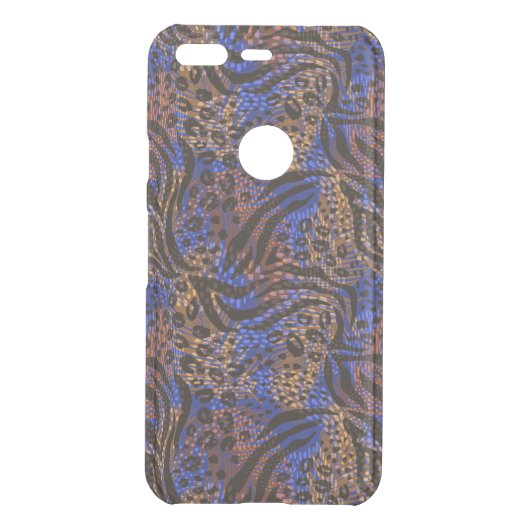 Luxurious Leopard and Zebra Print Pattern Uncommon Google Pixel Case (Back)