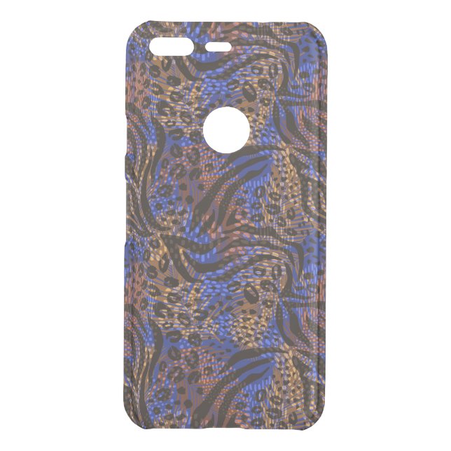 Luxurious Leopard and Zebra Print Pattern Uncommon Google Pixel Case (Back)
