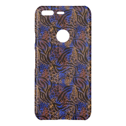 Luxurious Leopard and Zebra Print Pattern Uncommon Google Pixel Case (Back)