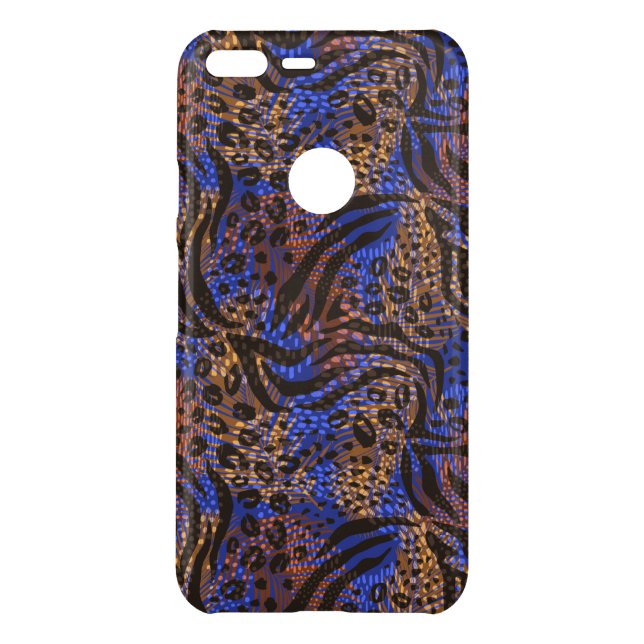 Luxurious Leopard and Zebra Print Pattern Uncommon Google Pixel XL Case (Back)