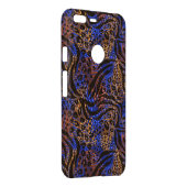 Luxurious Leopard and Zebra Print Pattern Uncommon Google Pixel XL Case (Back/Right)