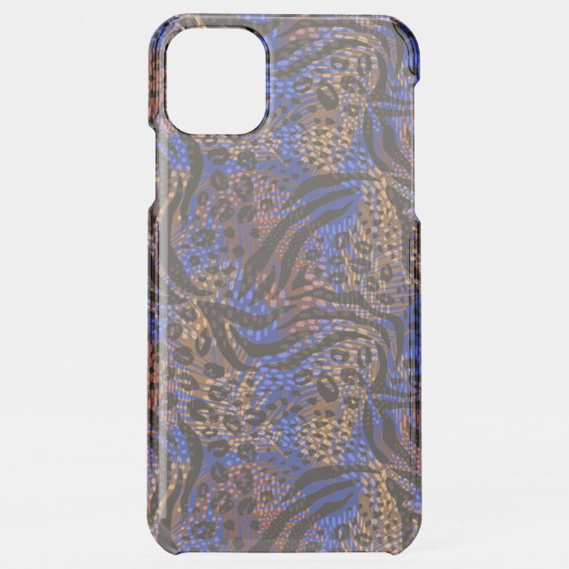 Luxurious Leopard and Zebra Print Pattern Uncommon iPhone Case (Back)