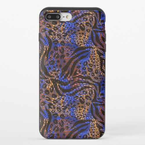 Luxurious Leopard and Zebra Print Pattern iPhone 87 Plus Slider Case