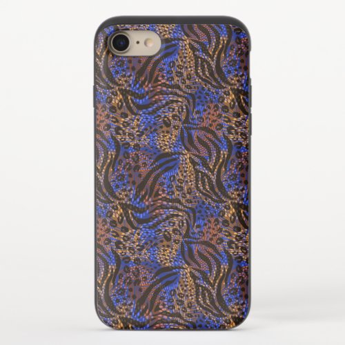 Luxurious Leopard and Zebra Print Pattern iPhone 87 Slider Case