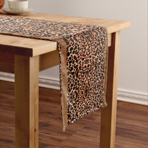 Luxurious Leopard Table Runner