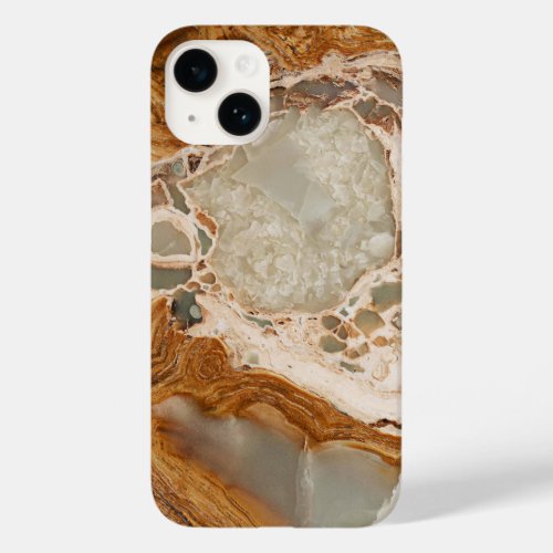 Luxurious Marble With Aesthetic Colors Case_Mate iPhone 14 Case