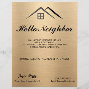 Luxurious Metallic Gold  Flyer