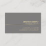 Luxurious Modern Gold Elegant Simple Template Business Card