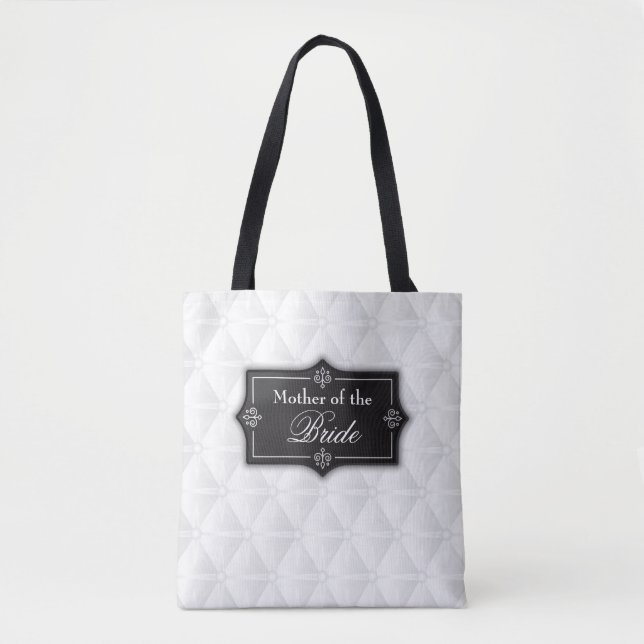 Luxurious Mother of the Bride Wedding Tote Bag (Front)