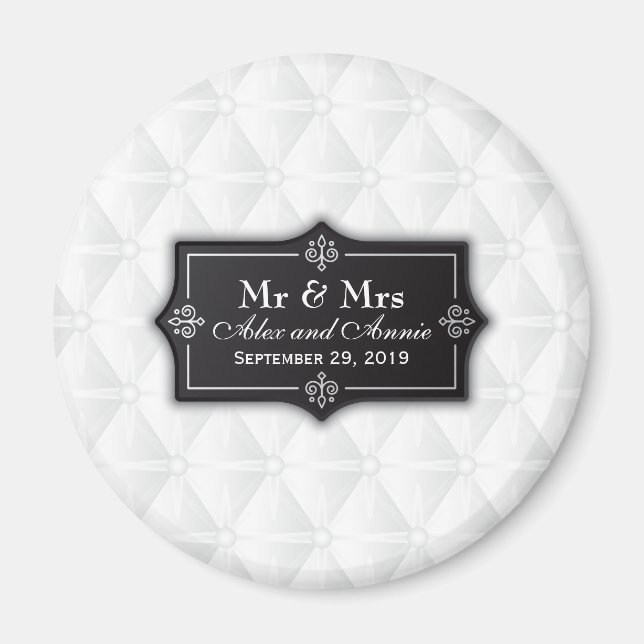 Luxurious Personalized Wedding | Magnet (Front)