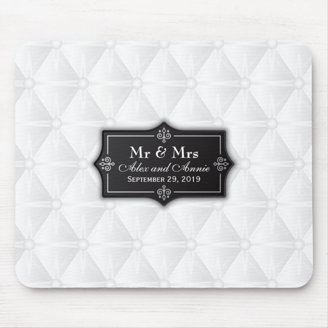 Luxurious Personalized Wedding | Mousepad (Front)