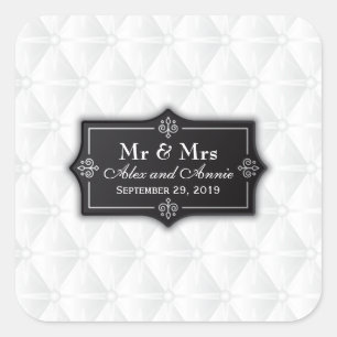 Luxurious Personalized Wedding Sticker Seal