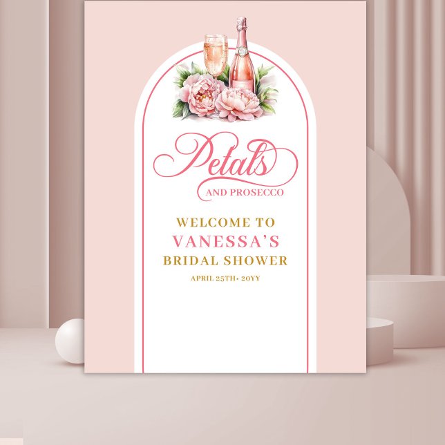 Luxurious petals and prosecco party photo backdrop (Luxurious petals and prosecco party photo backdrop)