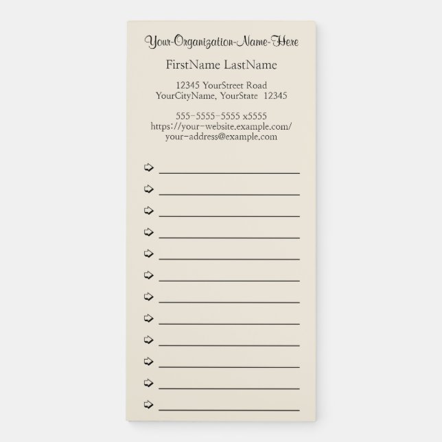 Luxurious Professional Promotional Notepad (Front)