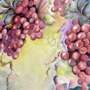 Luxurious Red Grape Pattern  Napkins