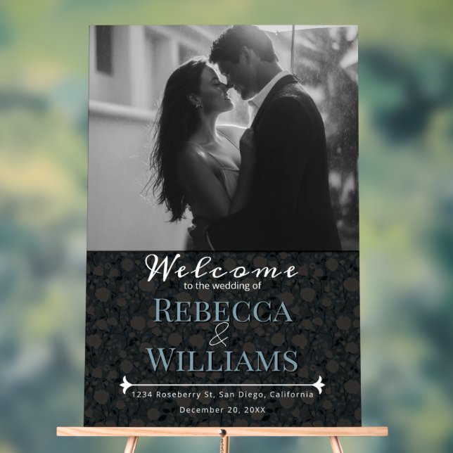 Luxurious Rose Destination Wedding Signs (Neutral)